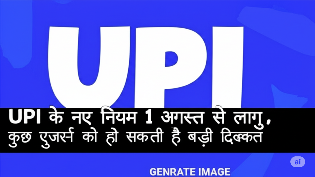 UPI New Rule: 1 अगस्त से लागू होंगे UPI Payment के नए नियम, ऐसे यूजर्स को हो सकती है बड़ी दिक्कत