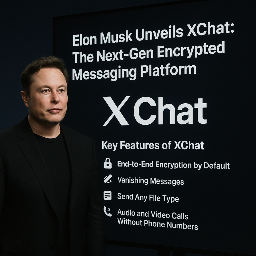 Elon Musk Unveils XChat: The Next-Gen Encrypted Messaging Platform