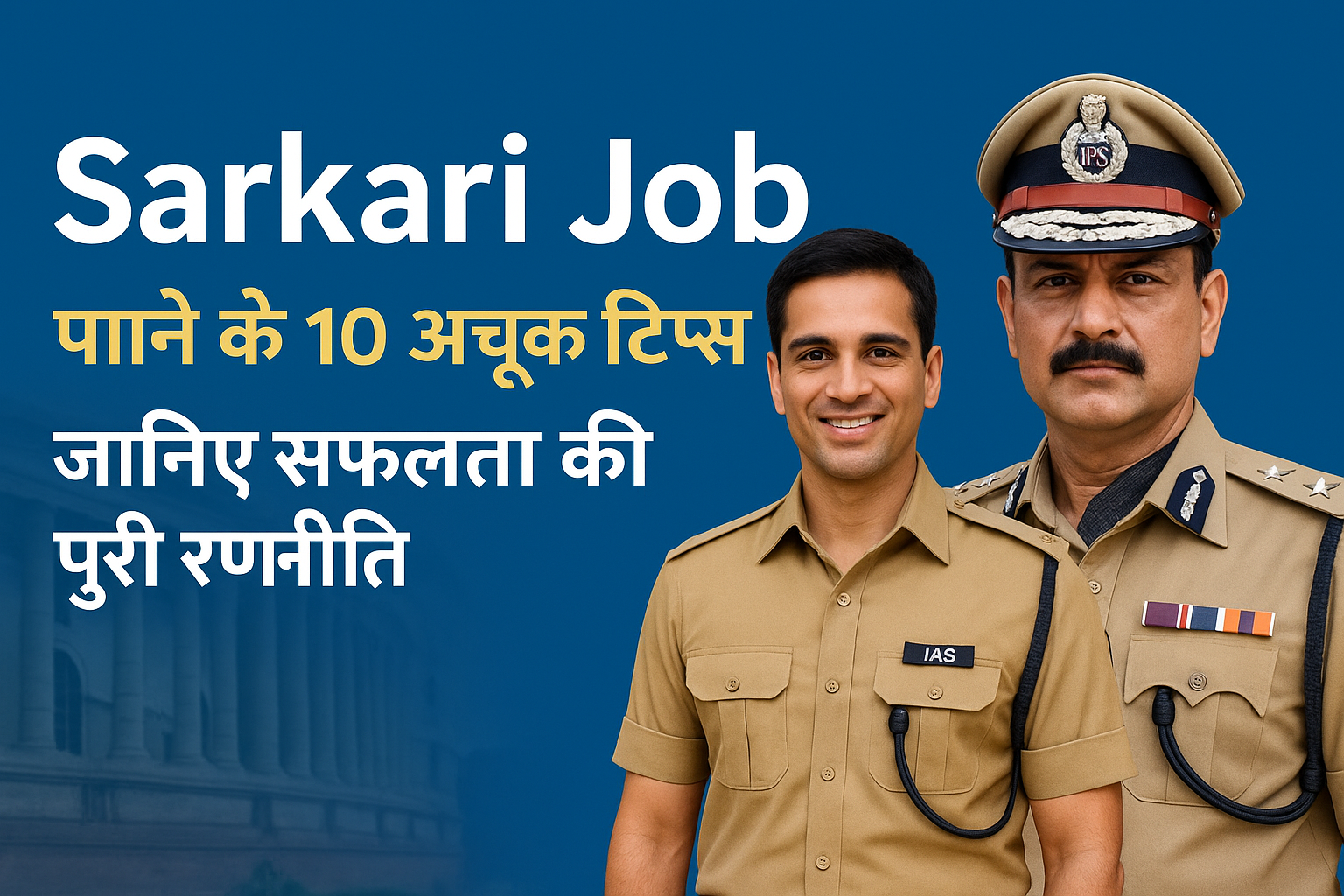Sarkari job सफलता की रणनीति