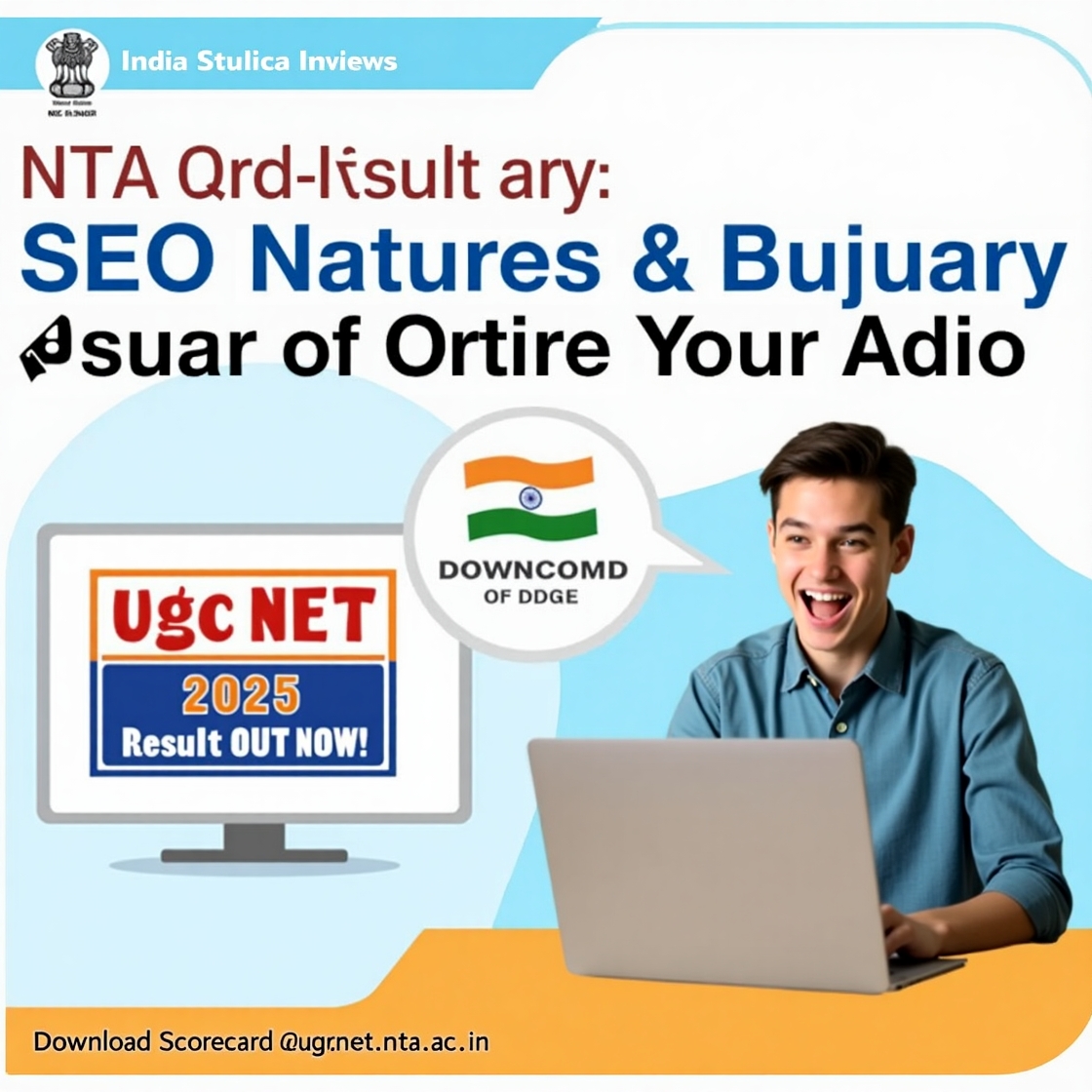 UGC NET June 2025 Result OUT тАУ Student checking scorecard