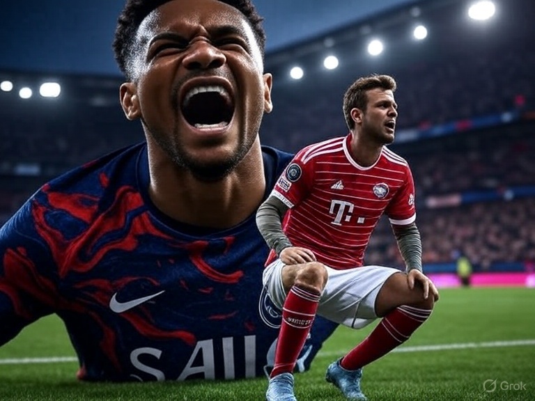 PSG Beat Bayern 2–0 in Club World Cup QFs: Doué & Dembélé Shine as Musiala Ruled Out, Two Red Cards!