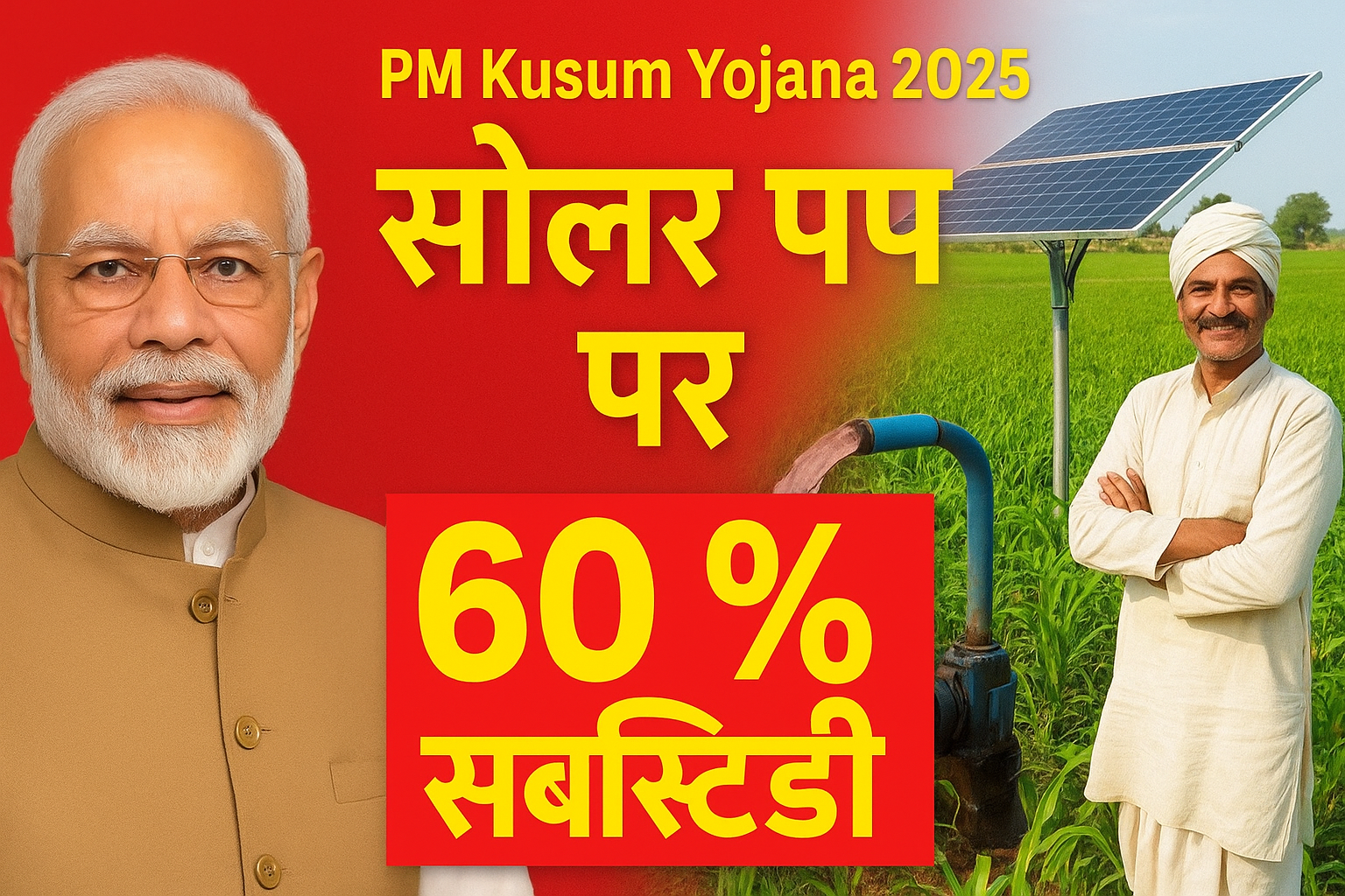PM Kusum yojna Solar pump