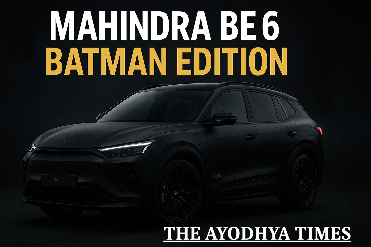 Mahindra be 6 batman edition