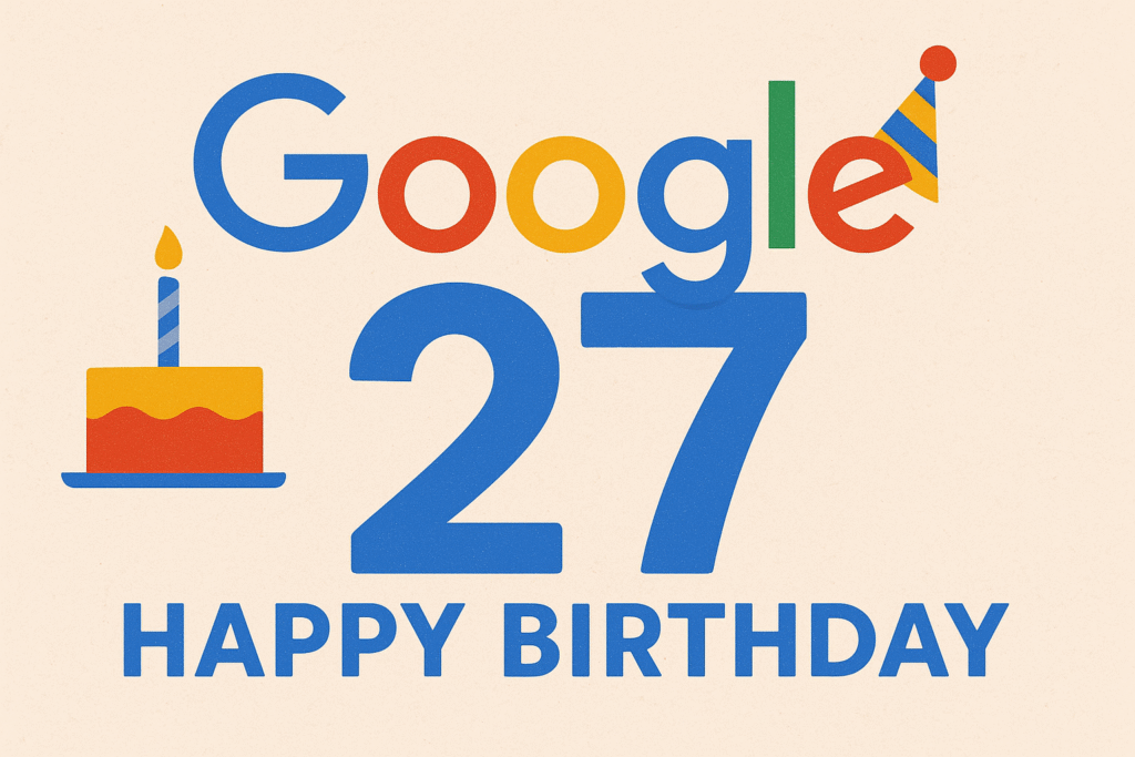 Google 27 th Birthday