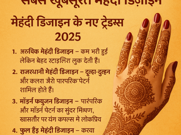 Karwa Chauth Mehndi Design 2025