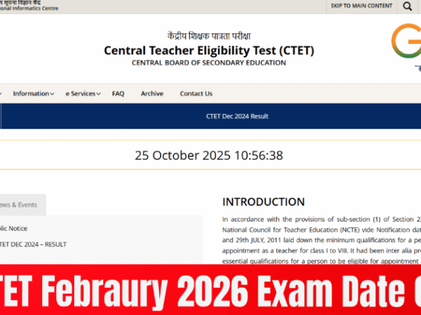 CTET 2026 Exam Registration Image