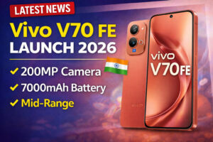 Vivo V70 FE 2026 launch reveal