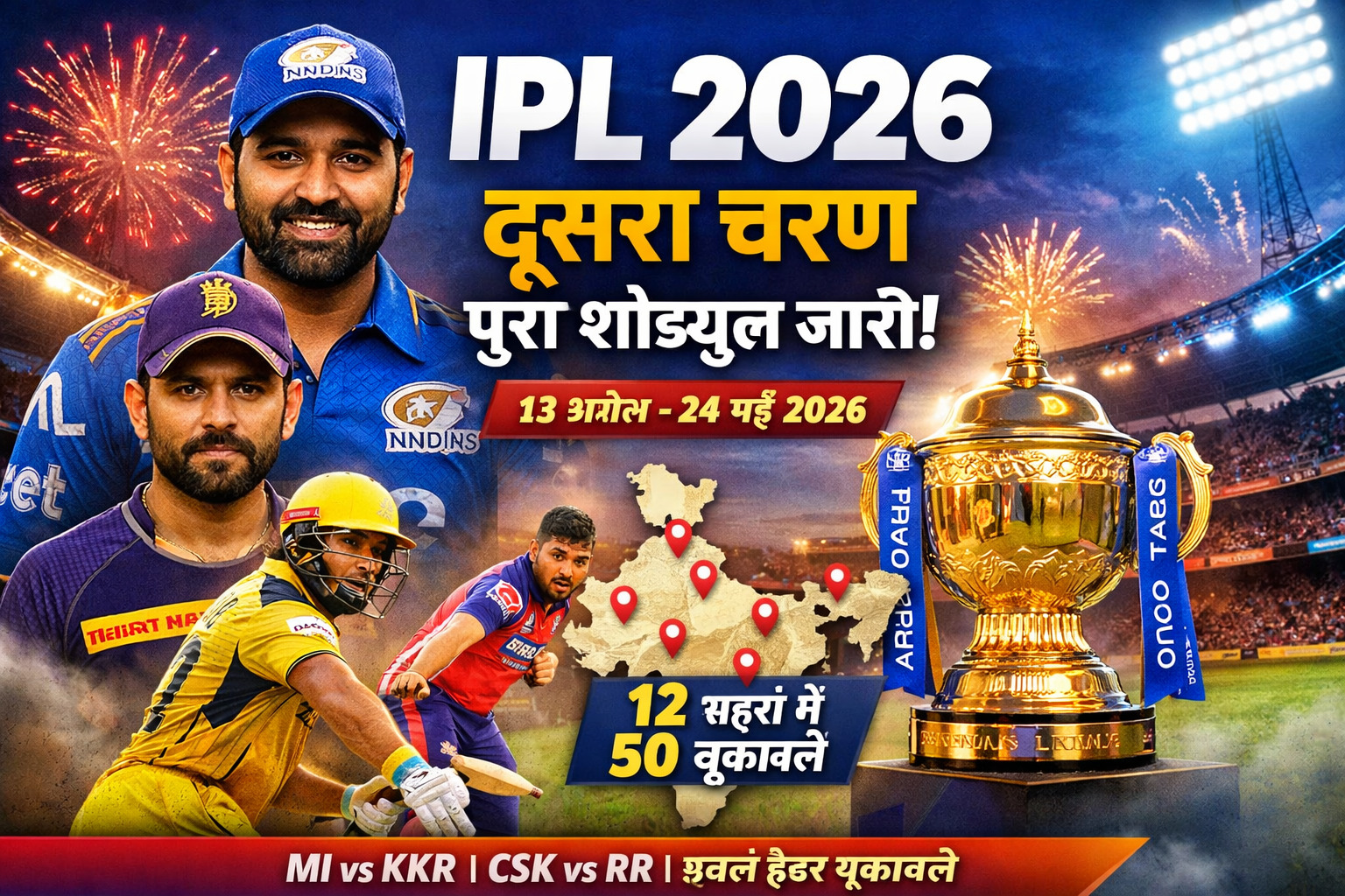 IPL 2026 second phase details